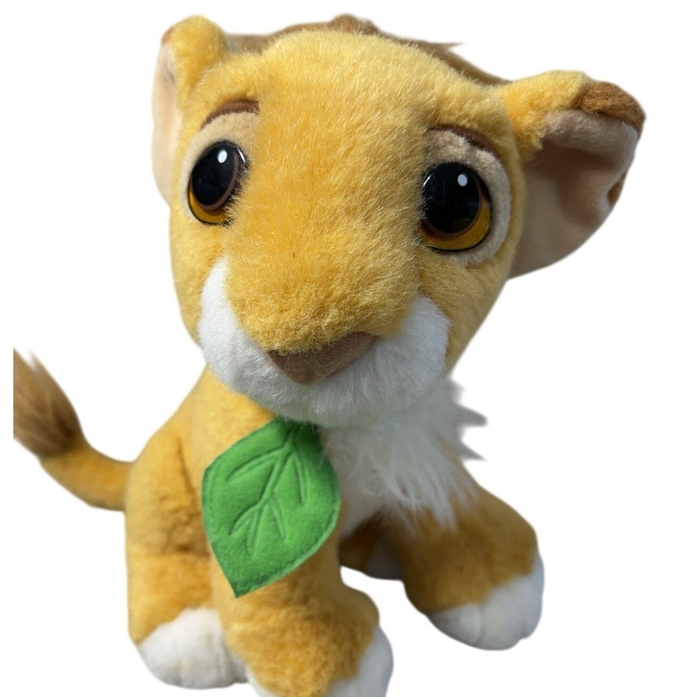 Vintage Disney Lion King Simba Plush 1993 Mattel Stuffed Animal Toy